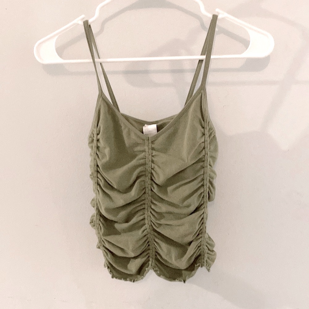 Fabletics Olive Scrunch Top